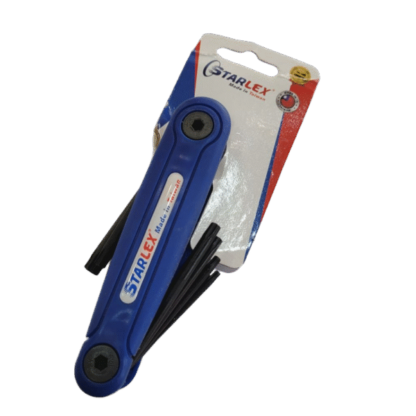 مجموعه آچار آلن چاقویی ۶ گوش ۸ عددی استارلکس مدل Hex-8