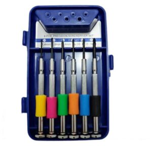 مجموعه پیچ گوشتی ساعتی ۶ عددی رنگی استارلکس مدل SW-6C