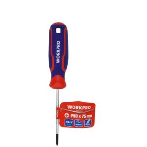 پیچ گوشتی چهارسو 75 میلی‌متری ورک پرو مدل WP-221025