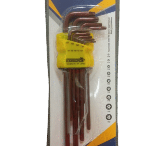 آچار آلن ستاره ای (تورکس) بلند کارناوال سری 9 عددی مدل YP-T10/T50