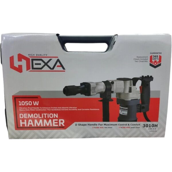 چکش تخریب ۷ کیلوگرمی برقی هگزا مدل H3010 با توان 1300 وات