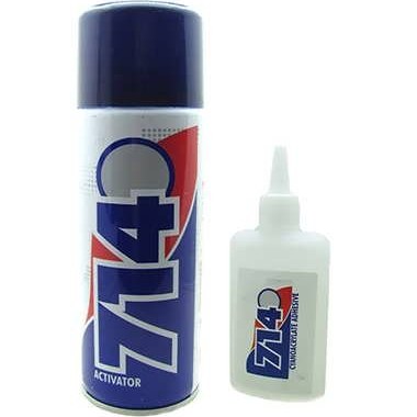 چسب 123 قوی 400 میلی لیتر برند 714 مناسب چوب فلز پلاستیک