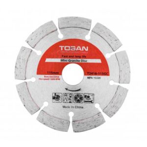 صفحه گرانیت بر ۱۱۵ میلیمتری توسن حرفه‌ای مدل TOSAN-115 مینی