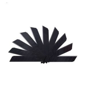 تیغ کاتر صنعتی مشکی جادری بسته 10 عددی